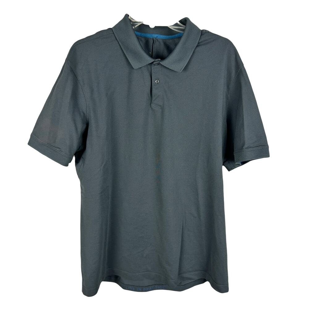 Lululemon Evolution Short Sleeve Collared Button Front Polo XL - Picture 2 of 5